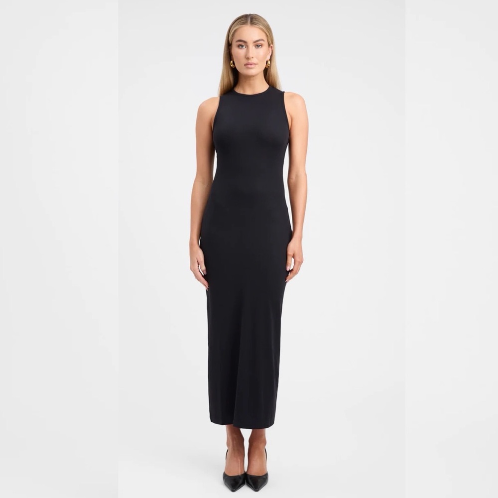 Kookai Audrey Maxi Black Bodycon Dress Size XS NWT